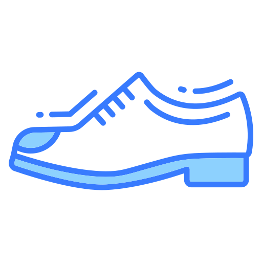 가죽 신발 Generic Blue icon