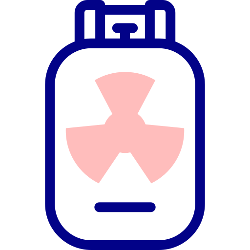 가스 탱크 Detailed Mixed Lineal color icon