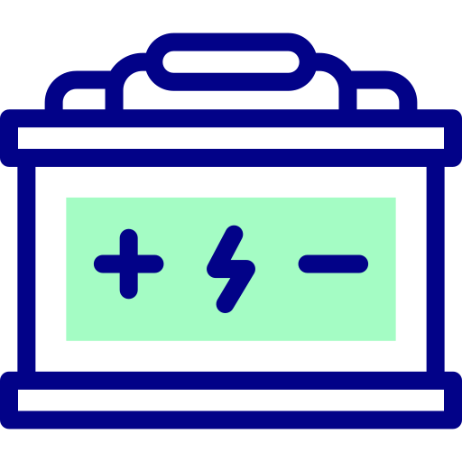 Батарея Detailed Mixed Lineal color иконка