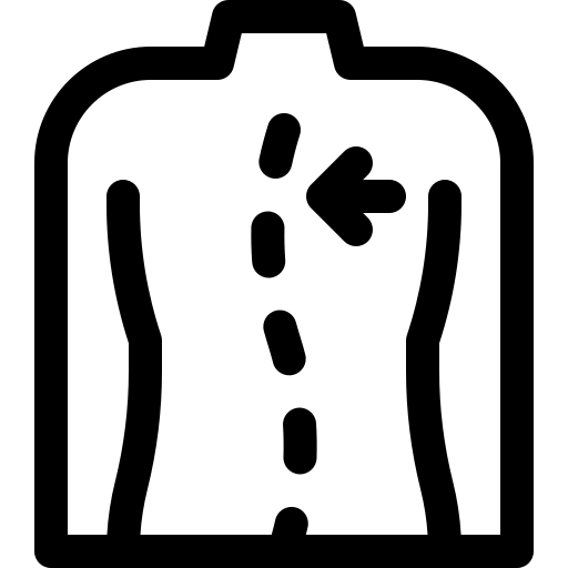 chiropratique Basic Rounded Lineal Icône