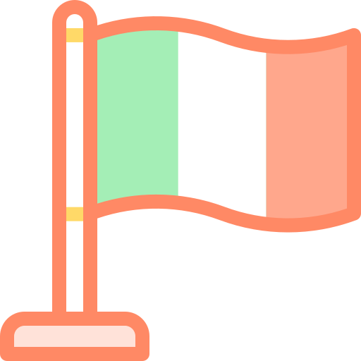 깃발 Detailed color Lineal color icon