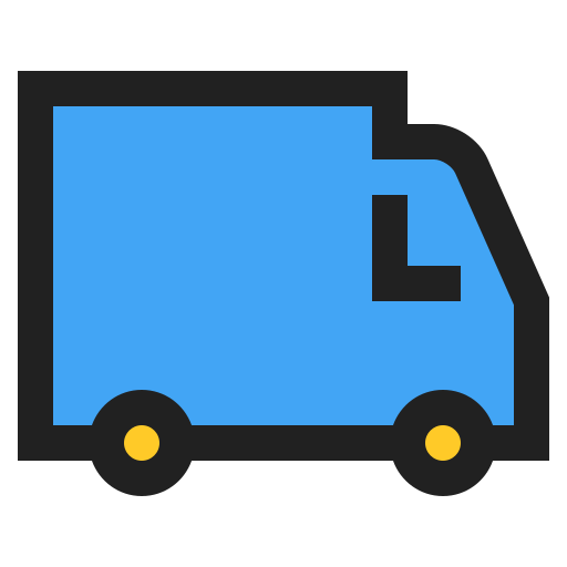 Shipping truck Generic Outline Color icon