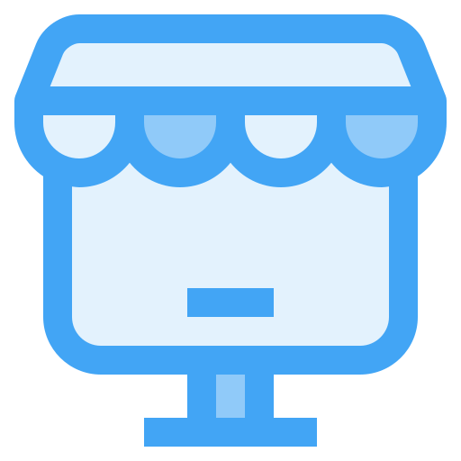 online-shop Generic Blue icon