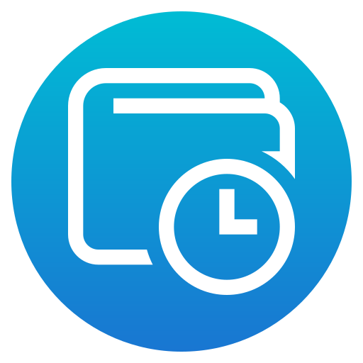 portfel Generic Flat Gradient ikona