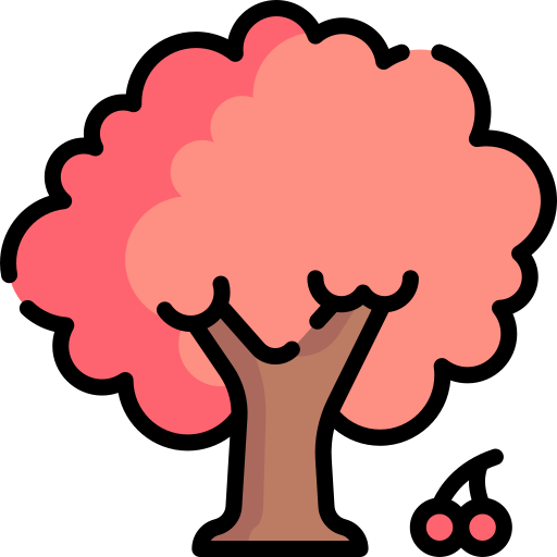 Cherry tree Special Lineal color icon