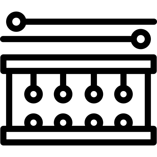 tambouriner Detailed Mixed Lineal Icône