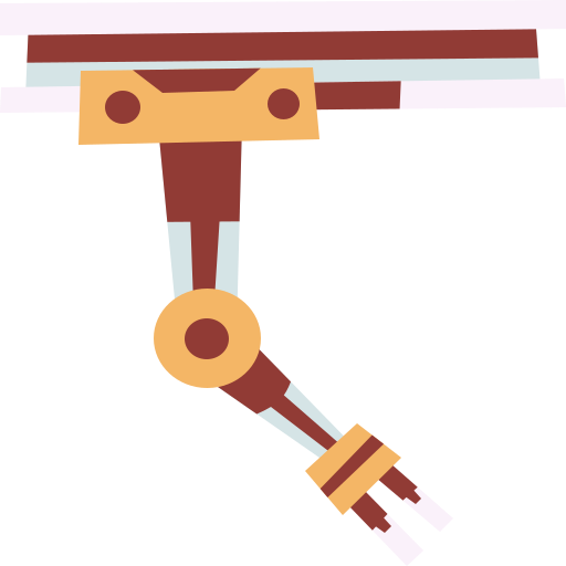 roboterarm Cartoon Flat icon