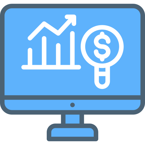 Data analysis Generic Blue icon