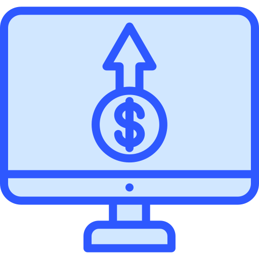 Profits Generic Blue icon