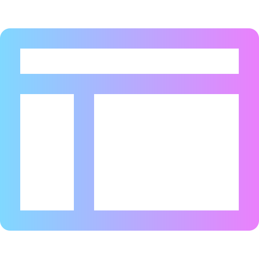 diseño web Super Basic Rounded Gradient icono