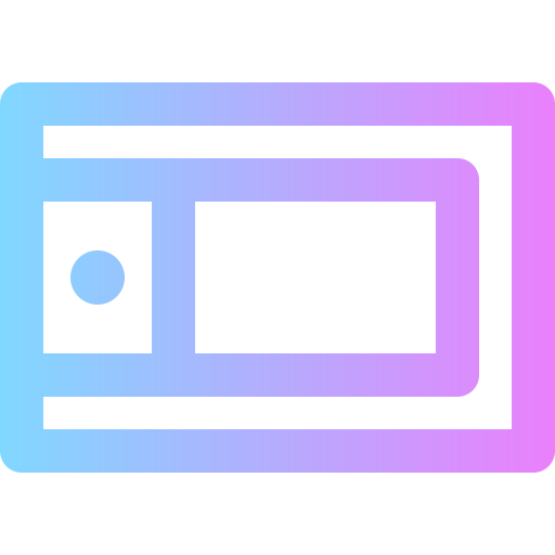 grafisch tablet Super Basic Rounded Gradient icoon