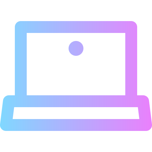 laptop Super Basic Rounded Gradient ikona