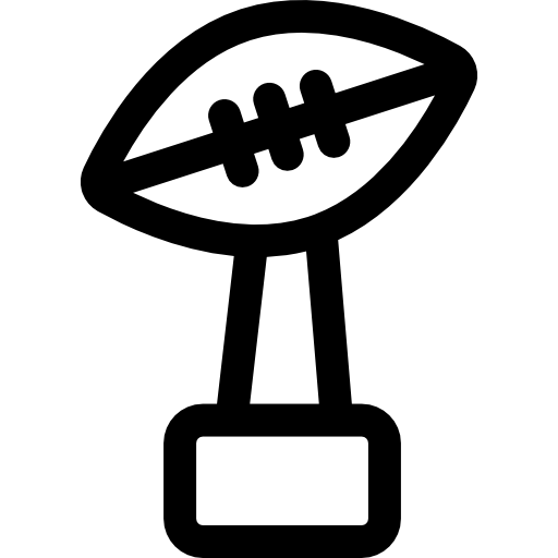 superbowl Basic Rounded Lineal icona