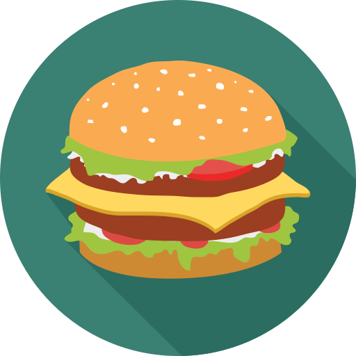 hamburger Generic Circular icoon