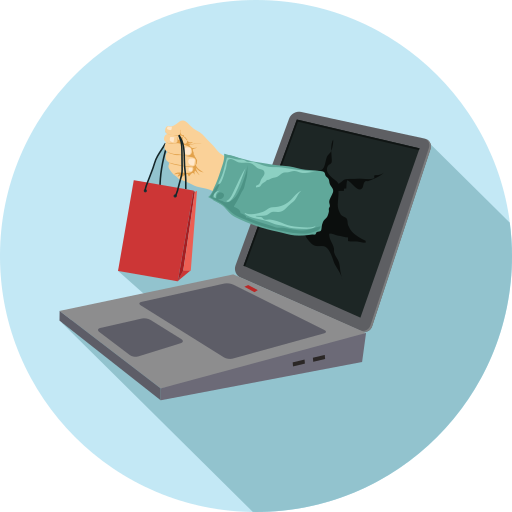 Онлайн шоппинг Generic Circular иконка