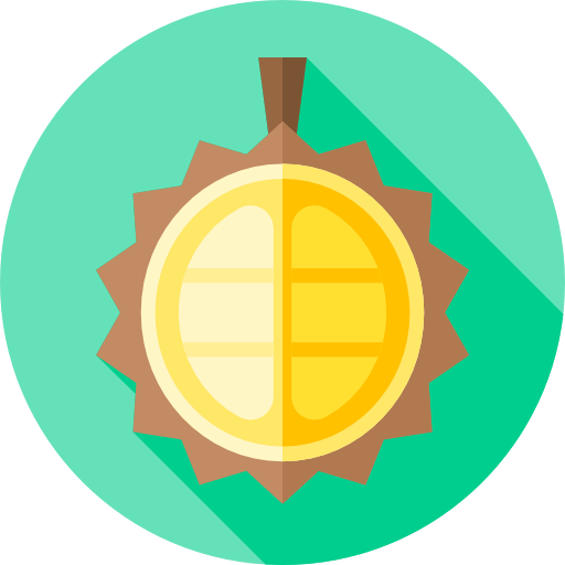 ドリアン Flat Circular Flat icon