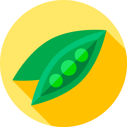 Peas Flat Circular Flat icon