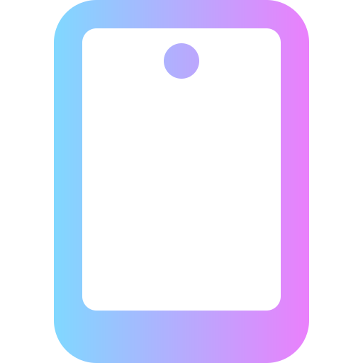 smartphone Super Basic Rounded Gradient icona