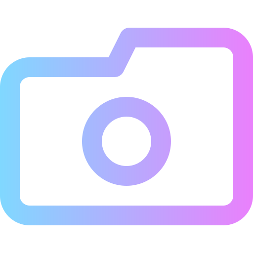 fotocamera Super Basic Rounded Gradient icona