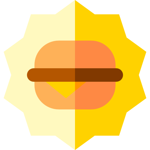 Burger Basic Straight Flat icon