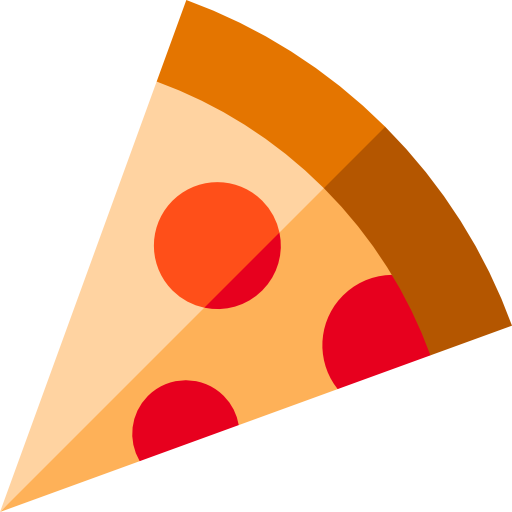 Pizza Basic Straight Flat icon