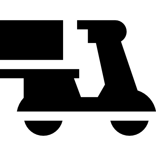 lambreta Basic Straight Filled Ícone