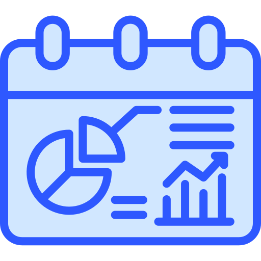 Analytics Generic Blue icon