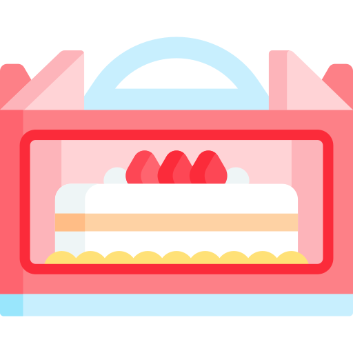 taart doos Special Flat icoon