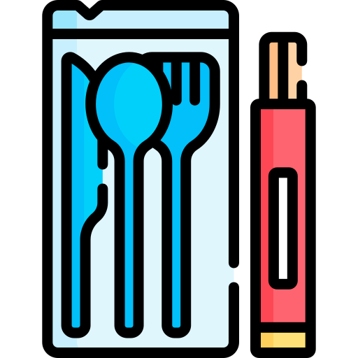 Eating utensils Special Lineal color icon