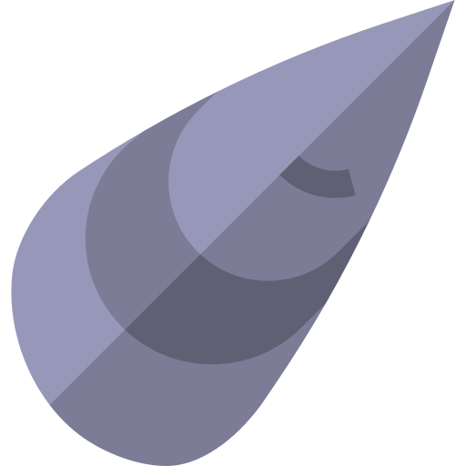Mussel Basic Straight Flat icon