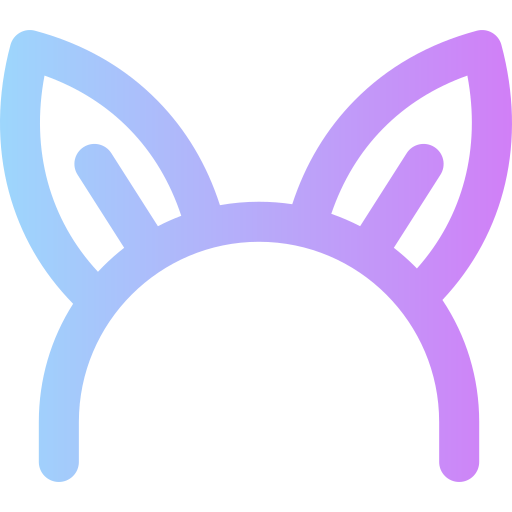 Bunny Super Basic Rounded Gradient icon