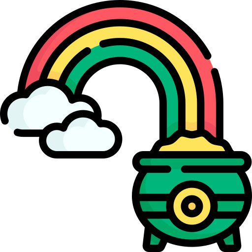 arcoíris Special Lineal color icono
