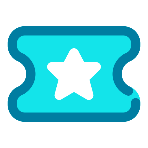 쿠폰 Generic Blue icon