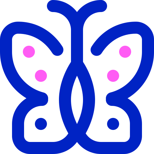 borboleta Super Basic Orbit Color Ícone