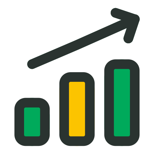 statistiques Generic Outline Color Icône