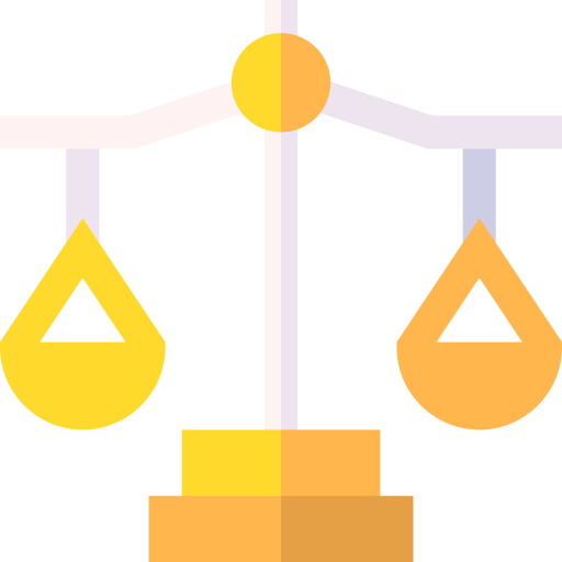 evenwicht Basic Straight Flat icoon