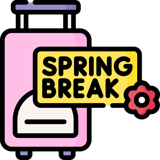 Spring break Special Lineal color icon