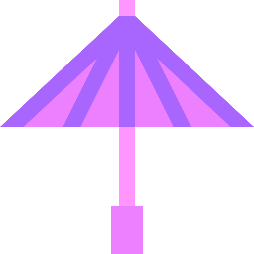 paraplu Basic Sheer Flat icoon