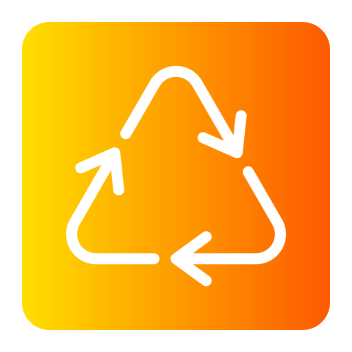 símbolo de reciclagem Generic Flat Gradient Ícone