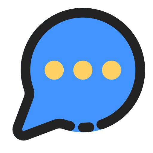 Bubble chat Generic Outline Color icon