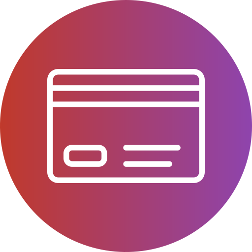 kreditkarte Generic Flat Gradient icon