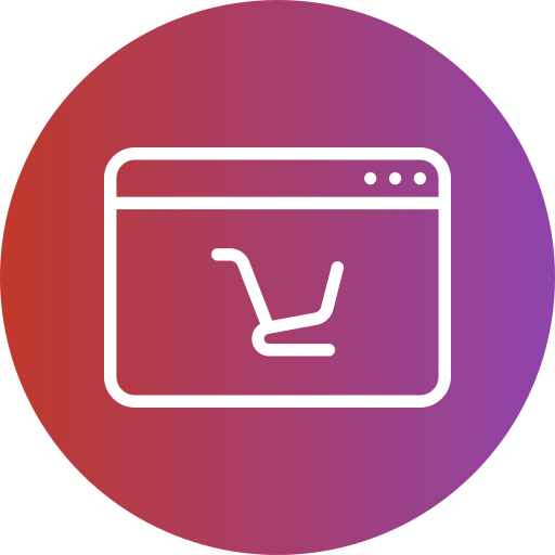 Online store Generic Flat Gradient icon