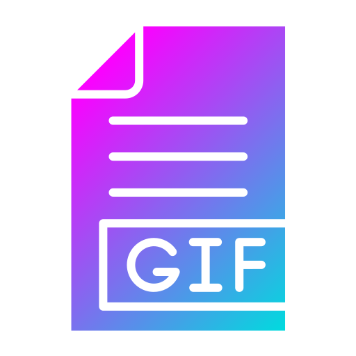 gif Generic Flat Gradient ikona