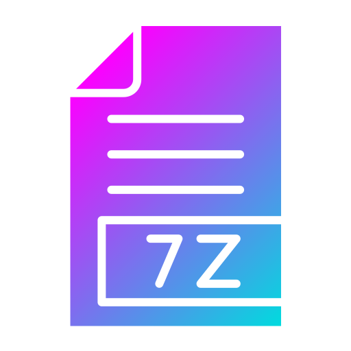 7z Generic Flat Gradient ikona