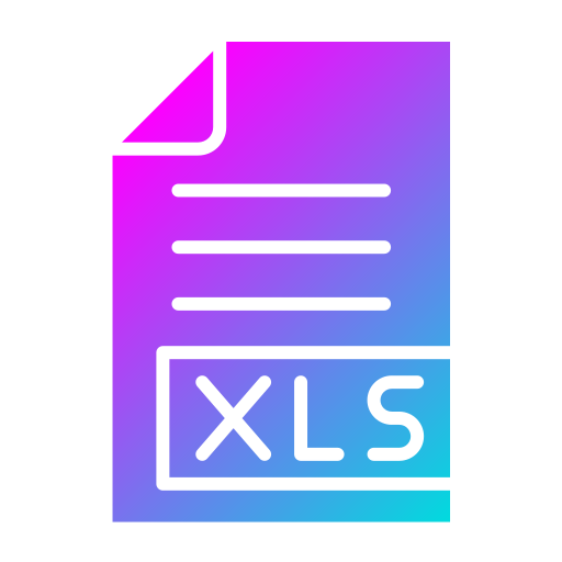 xls Generic Flat Gradient ikona