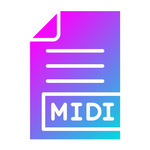 Midi Generic Flat Gradient icon