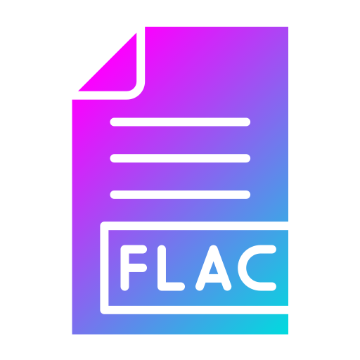 flac Generic Flat Gradient Icône