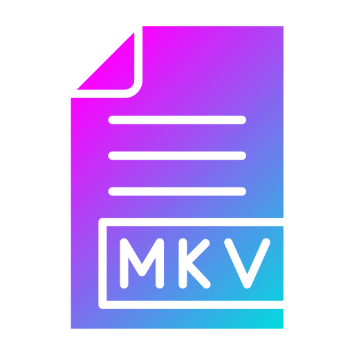mkv Generic Flat Gradient Ícone