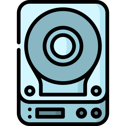 disco duro Special Lineal color icono