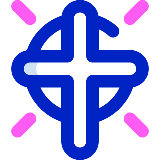Cross Super Basic Orbit Color icon